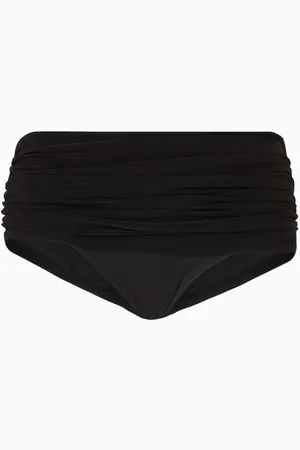 Norma Kamali Low Rise Bill Bikini Bottoms in Poly Lycra