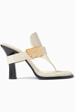 Burberry Bay 100 Sandals in Leather
