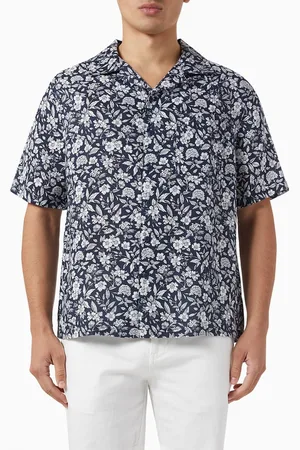 ONIA Convertible Vacation Shirt in Air Linen