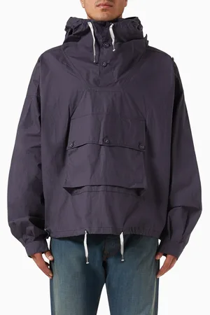 Maison Margiela Hooded Jacket in Coated-cotton