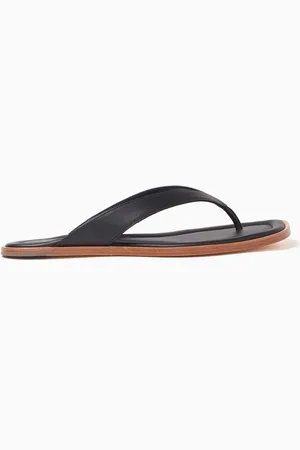 Staud Dante Thong Slides in Leather