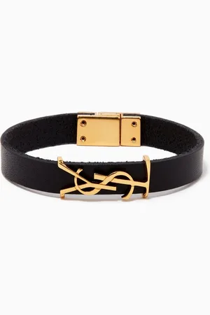 Saint Laurent Opyum Bracelet in Leather