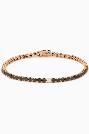 Fergus James Diamond Tennis Bracelet in 18kt Rose Gold