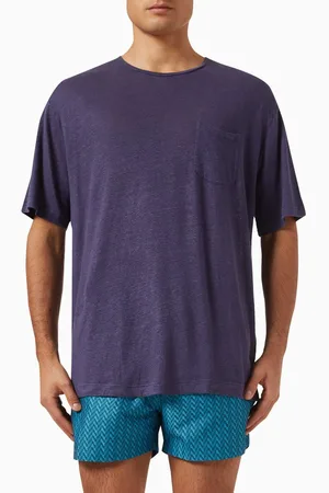 Frescobol Carioca Carmo Relaxed-fit T-shirt in Linen
