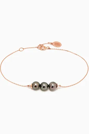 Robert Wan My First Three Pearls Bracelet in 18kt