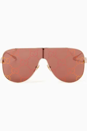 Gucci GG Aviator Sunglasses in Metal