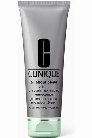 Clinique All About Clean™ 2-in-1 Charcoal Mask + Scrub, 100ml