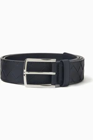 Bottega Veneta Intrecciato Belt in Calfskin Leather