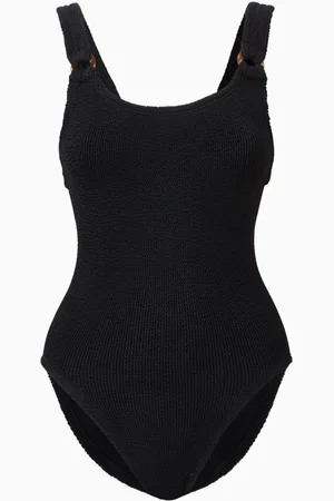 Hunza G Domino One-Piece Swimsuit in Original Crinkle™