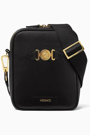 VERSACE Biggie Crossbody Bag in Leather
