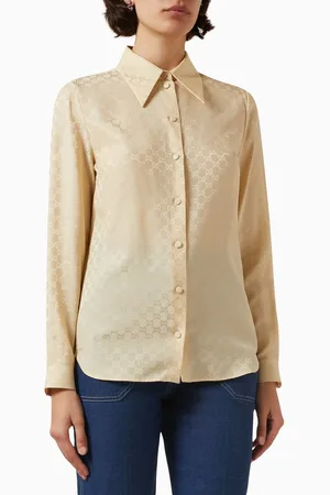 Gucci GG Shirt in Silk-crepe