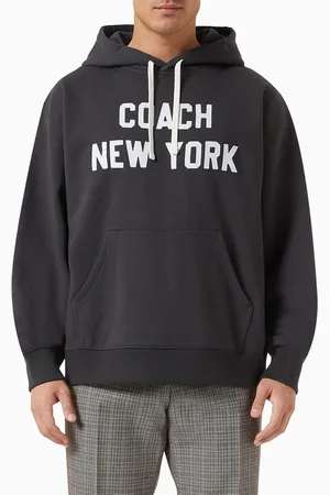 Coach Logo Hoodie in Cotton