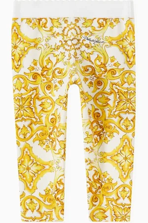Dolce & Gabbana Maiolica Leggings in Jersey