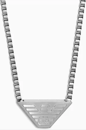 Emporio Armani EA Eagle Essentials Necklace in Stainless Steel