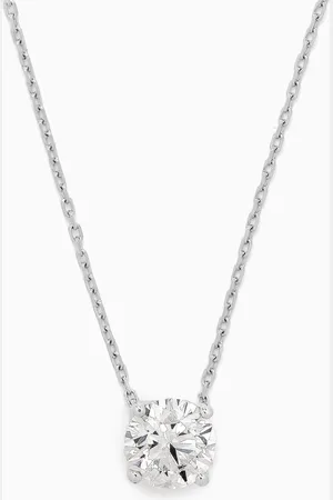 Fergus James Round Diamond Pendant Necklace in 18kt Gold