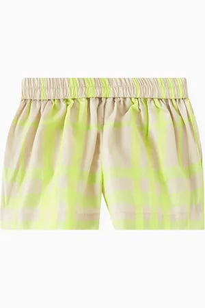Burberry Check Print Shorts in Cotton-blend