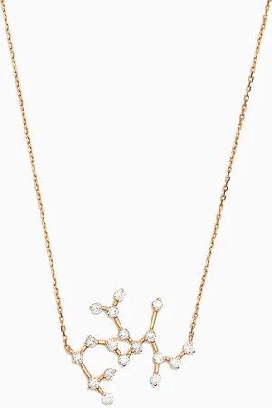Fergus James Sagittaruis (22 November - 21 December) Constellation Diamond Necklace in 18kt Yellow
