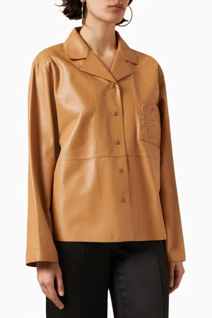 Loewe Anagram Pyjama Shirt in Nappa Leather