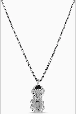 Balenciaga Keyholder Cargo Shoe Pendant Necklace in Brass