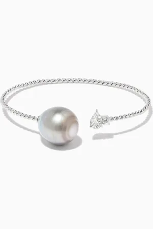 Robert Wan White-Gold & Tahitian Pearl Bracelet