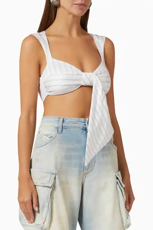 The Attico Stacy Crop Top
