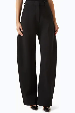 Alaïa Round Balloon Pants in Stretch Wool