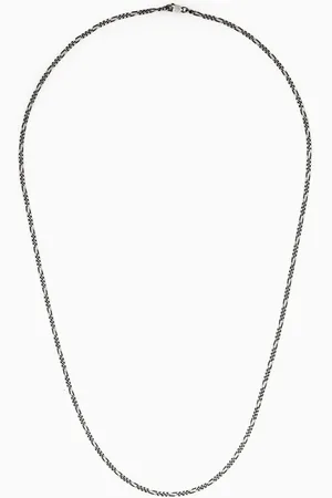 MIANSAI Figaro Chain Necklace in Sterling Silver