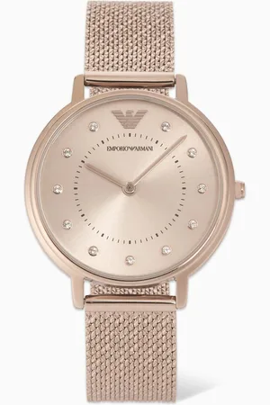Emporio Armani Classic Crystal-Embellished Watch