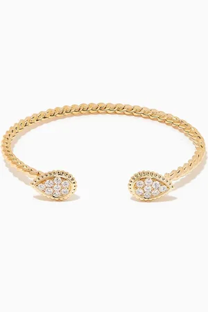 Boucheron Serpent Bohème Double Motif Diamond Bracelet in 18kt Gold