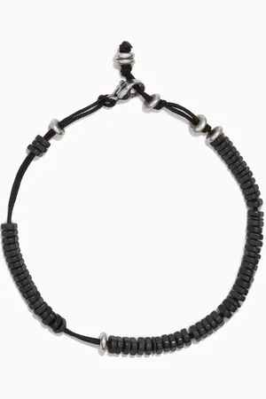 The Monotype The Miles Beaded Bracelet in Cord