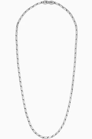 David Yurman Chain Faceted Link Necklace in Sterling