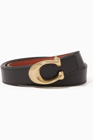 Coach Signature Buckle Reversible 25mm Belt
