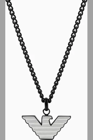 Emporio Armani EA Eagle Essential Necklace in Stainless Steel