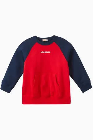 Miki House Logo Sweatshirt in Cotton