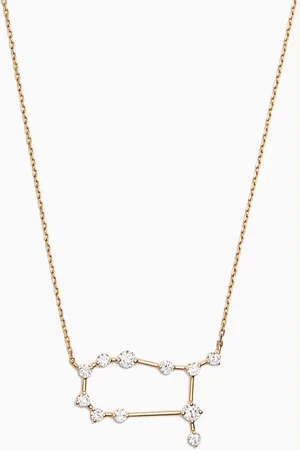Fergus James Gemini (21 May - 21 June) Constellation Diamond Necklace in 18kt Yellow