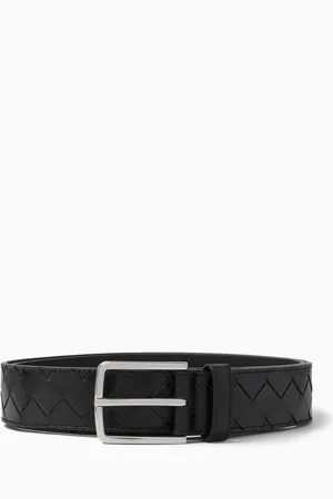 Bottega Veneta Intrecciato Belt in Leather