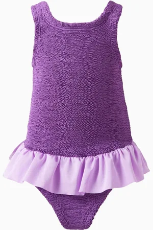 Hunza G Kids Duo Denise One-piece Swimsuit in The Original Crinkle™