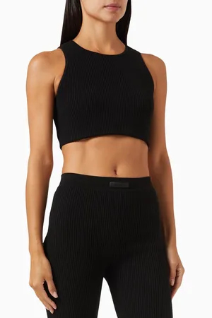 FEAR OF GOD Sports Crop Tank Top in Cotton-blend