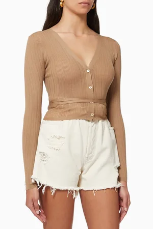 Miu Miu Backless Top in Cotton