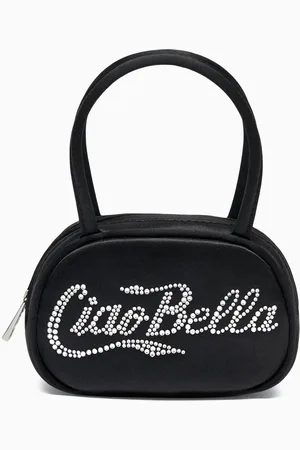 Amina Muaddi Super Amini Ciao Bella Top-handle Bag in Satin