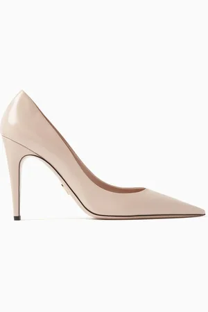 Prada 100 Pumps in Brushed Leather