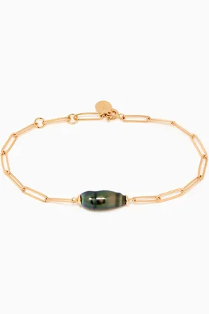 Robert Wan Pearl Chain Bracelet in 18kt Gold