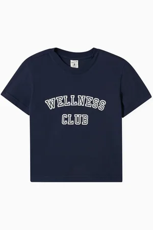 Sporty & Rich Wellness Club T-shirt in Cotton-blend
