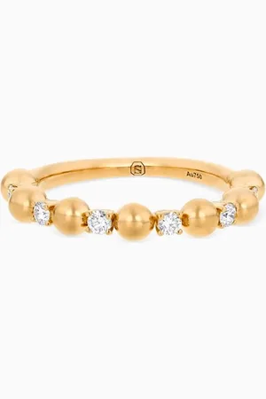 NOORA SHAWQI Small Gifu Diamond Ring in 18kt
