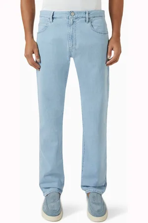 Giorgio Armani Straight-leg Jeans in Cotton Denim