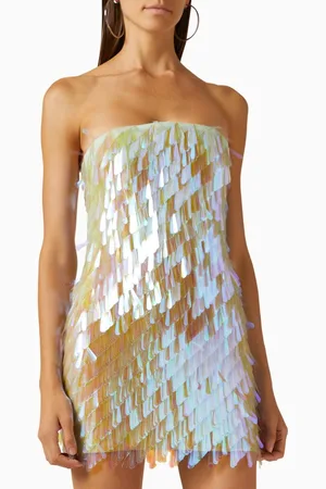 The Attico Sequin-embellished Mini Dress