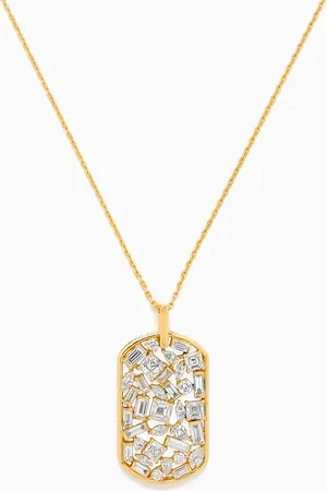 Fergus James Shattered Mirror Diamond Necklace in 18kt Gold
