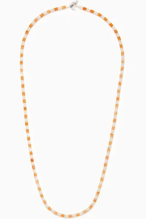 MIANSAI Kai Light Carnelian Necklace in Sterling Silver