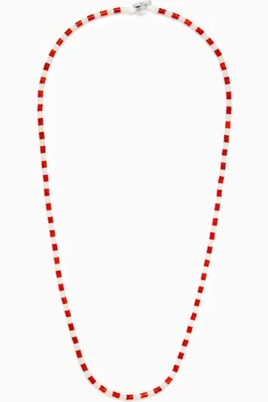 MIANSAI Kai Carnelian Necklace in Sterling Silver