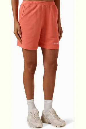 Sporty & Rich Logo Gym Shorts in Cotton Blend